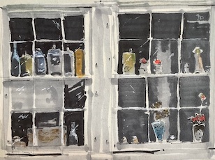 Shearwater, British Columbia, Canada. Copic Marker