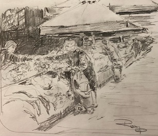 Athens, Greece. Graphite