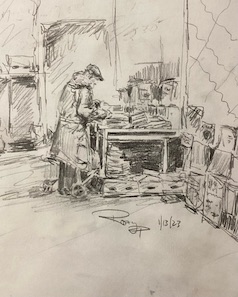 Athens, Greece. Graphite