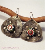 Sterling and riveted Hudson Bay First Nation Trading beads